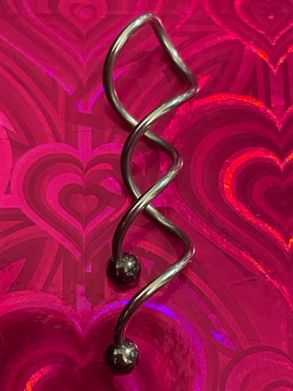 Spiral belly ring